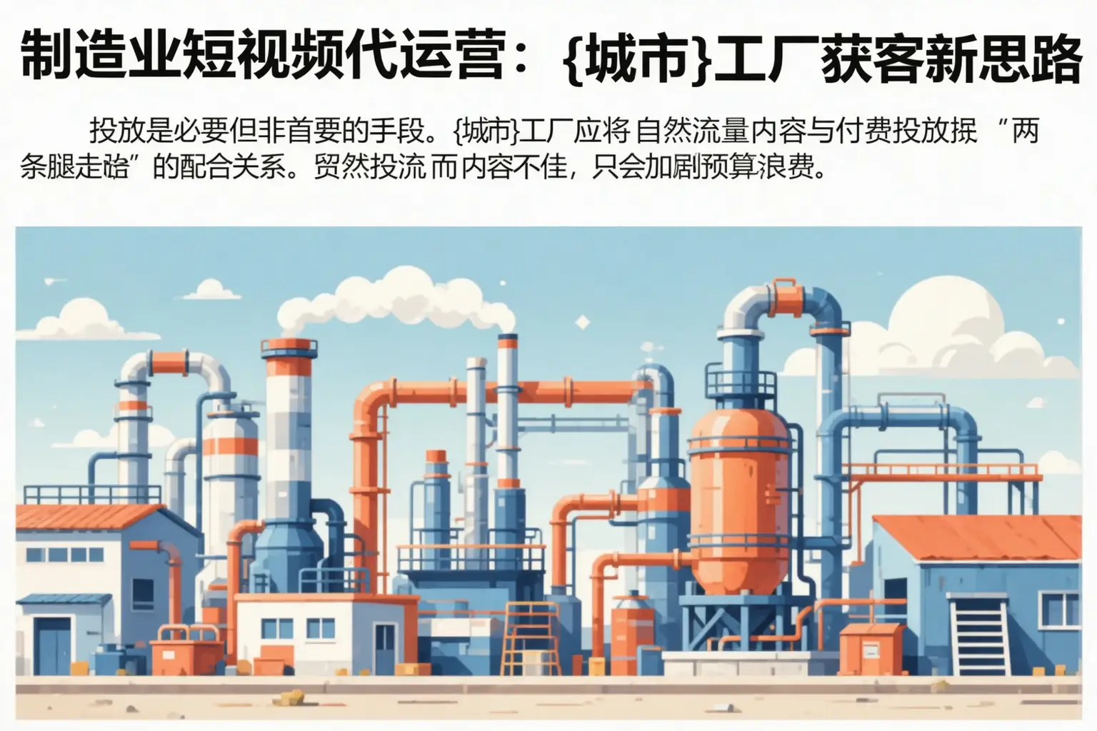 制造业短视频代运营：盘龙工厂获客新思路